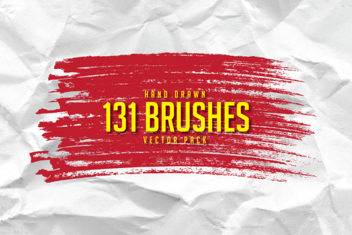 Free 131 Hand Drawn Brushes Pack