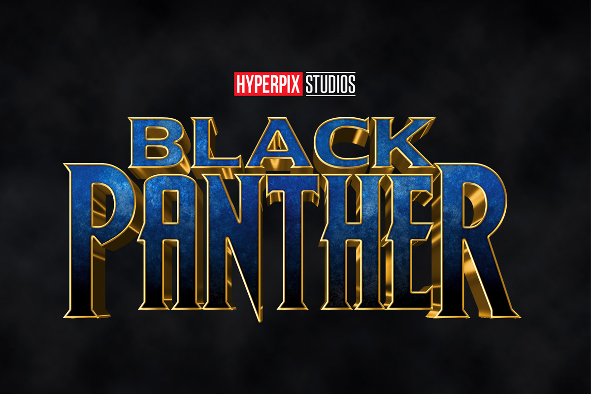 Free Black Panther Cinematic Text Effect