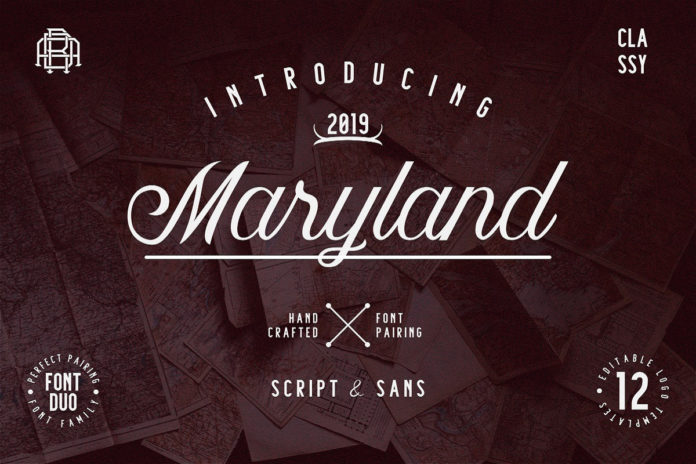 Free Maryland Handwritten Font
