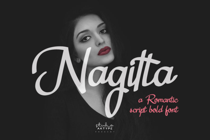 Free Nagitta Bold Script Font