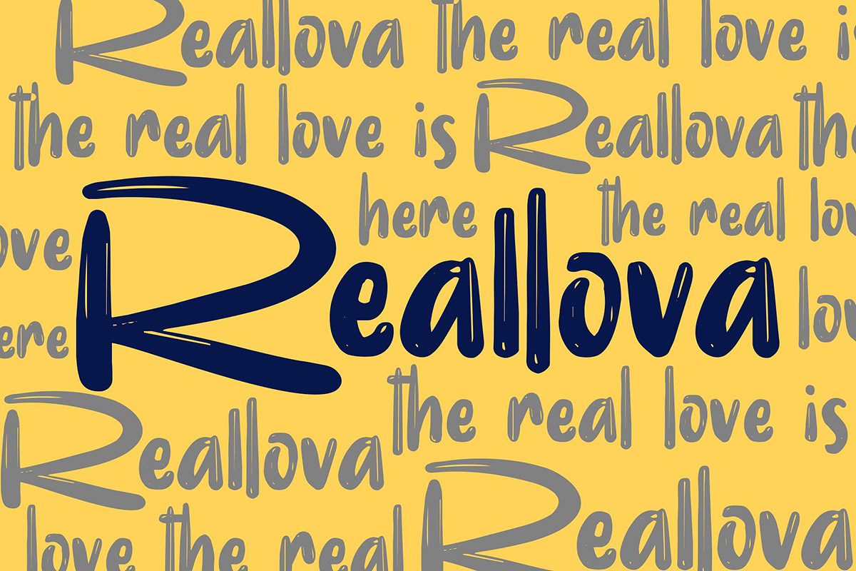 Reallova Display Font