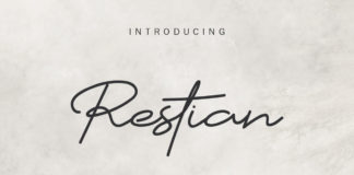 Free Restian Handwritten Script Font