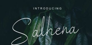 Free Salhena Handwritten Font