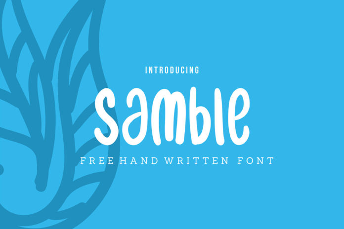 Free Samble Handwritten Font