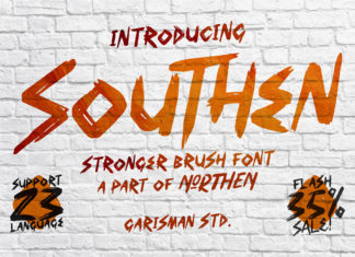 Free Southen Brush Font