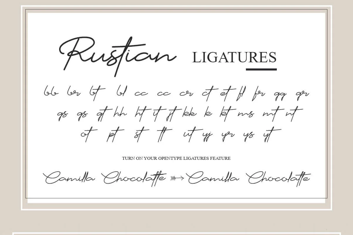 Restian Handwritten Script Font Preview 5
