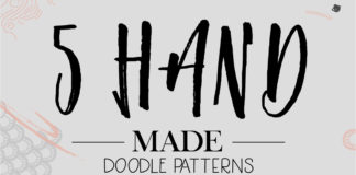 5 Free Handmade Doodle Patterns