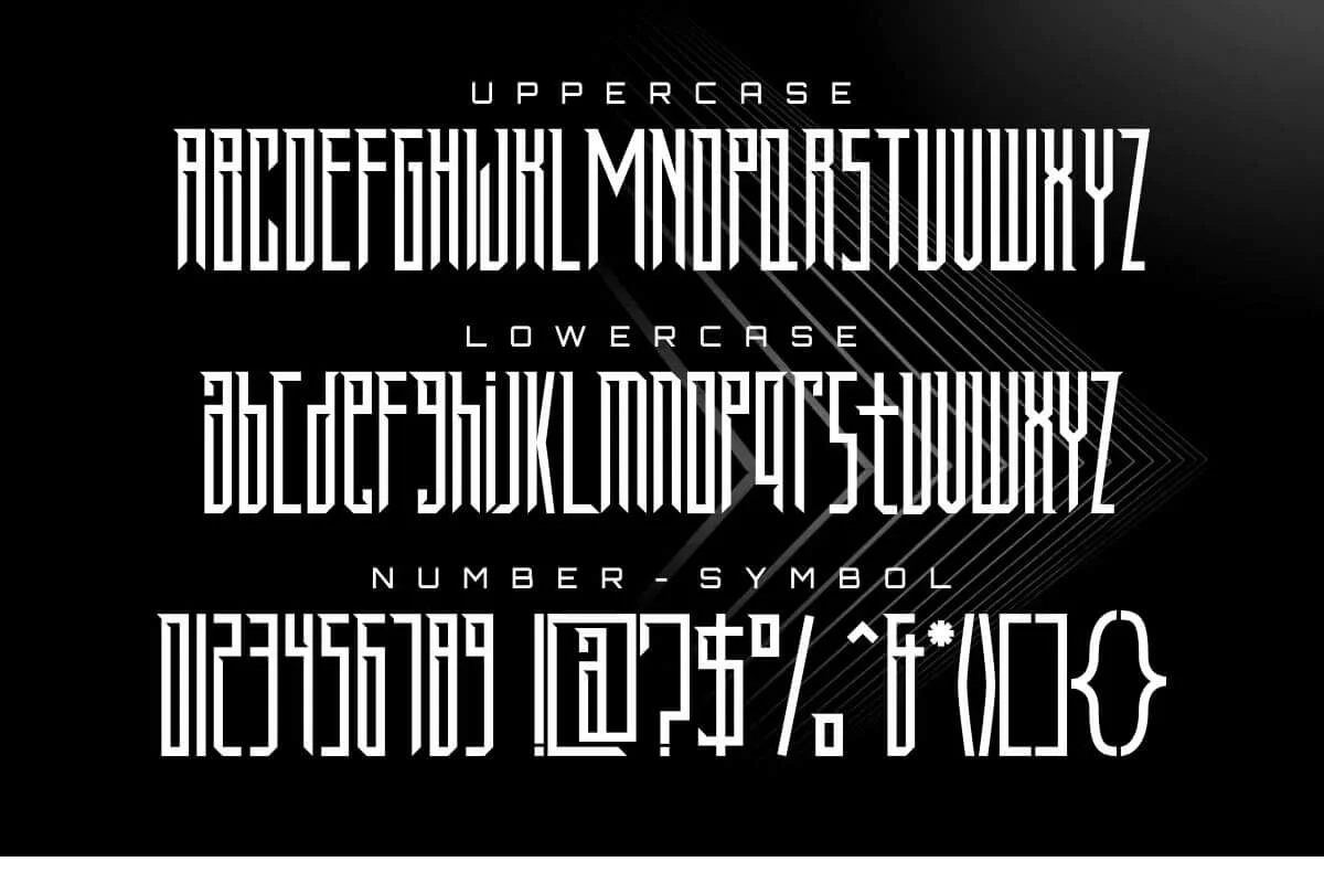 Armor Display Font Preview 4