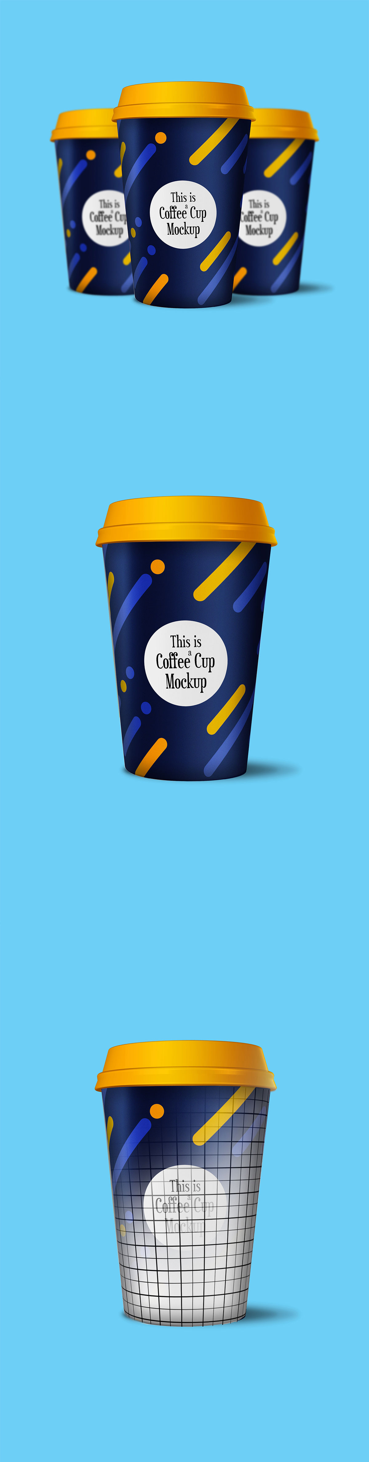 Free Coffee Cup PSD Mockup