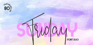 Free Friday Sunday Font Duo