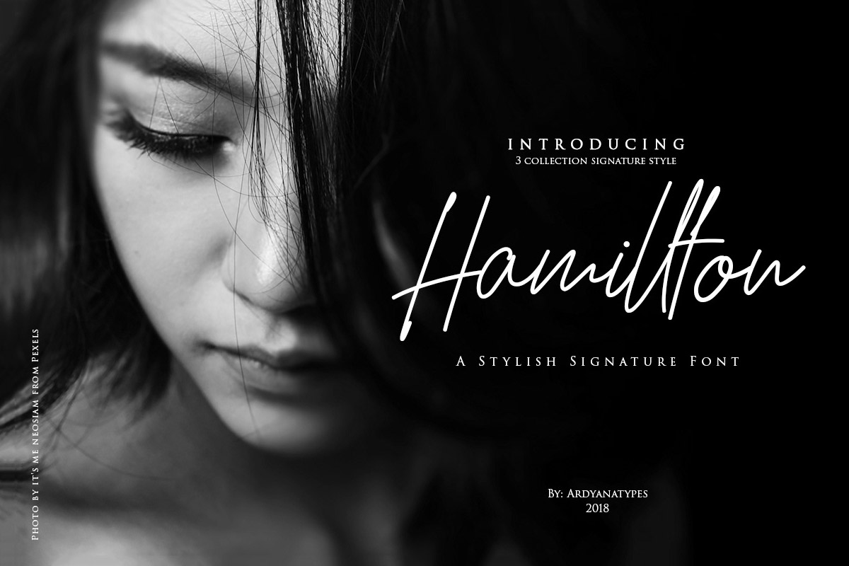 Free Hamillton Signature Font