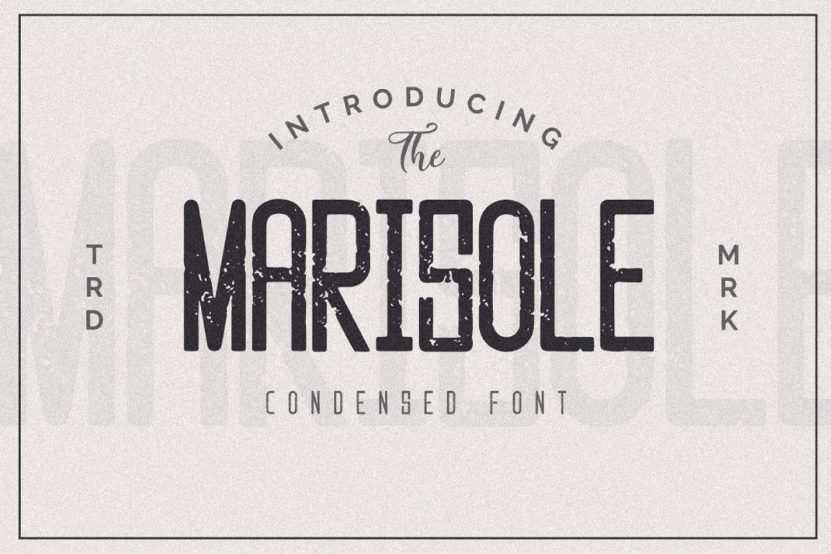 Free Marisole Condensed Sans Serif Font