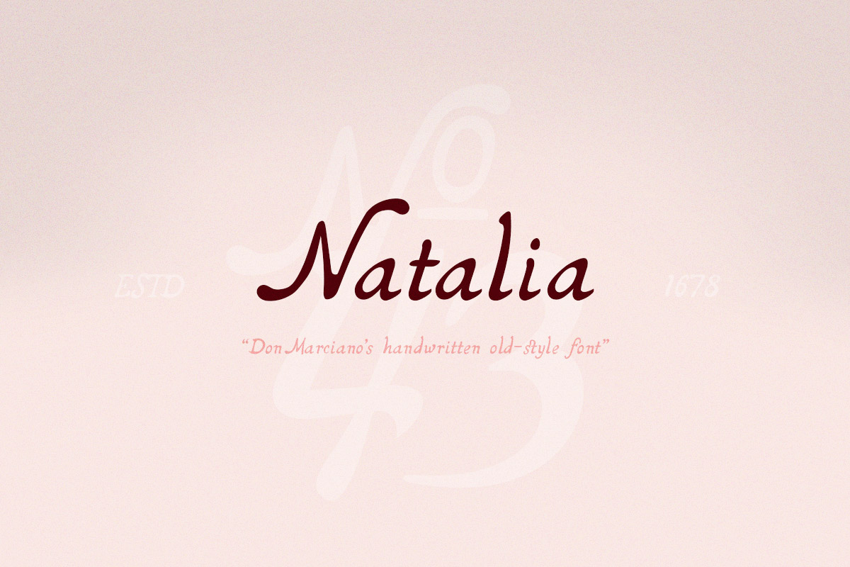 Free Natalia Handwritten Font