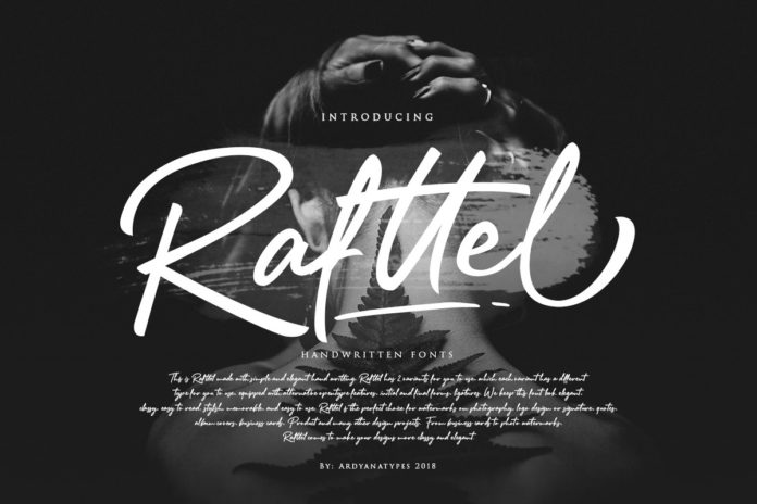Free Rafttel Handwritting Font