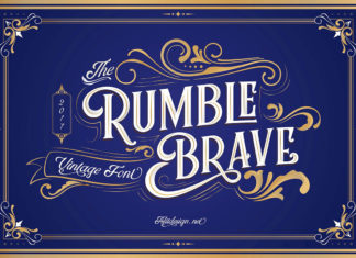 Free Rumble Brave Display Font