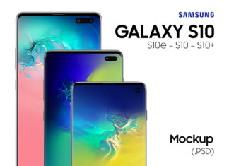 Free Samsung Galaxy S10 Mockup Set