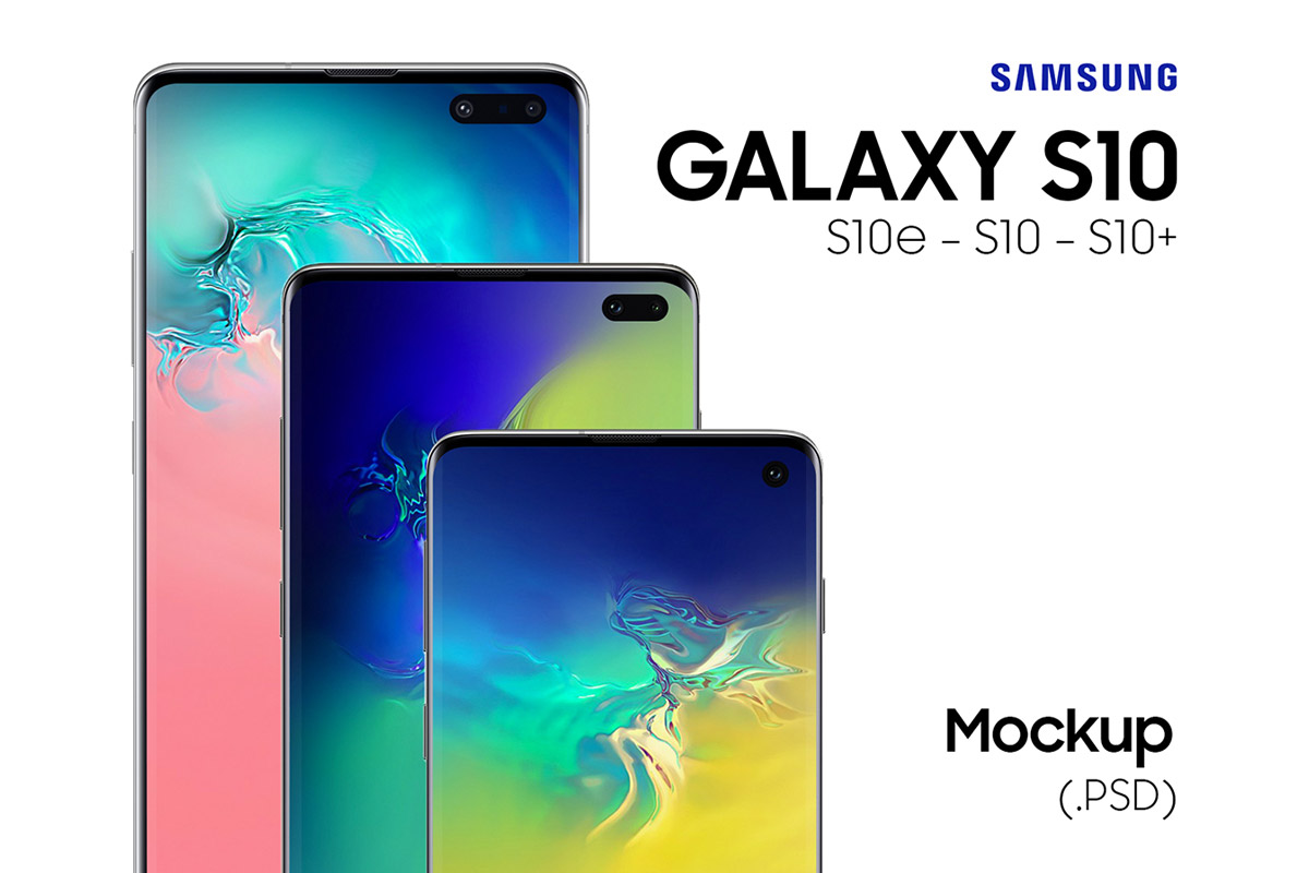 Free Samsung Galaxy S10 Mockup Set