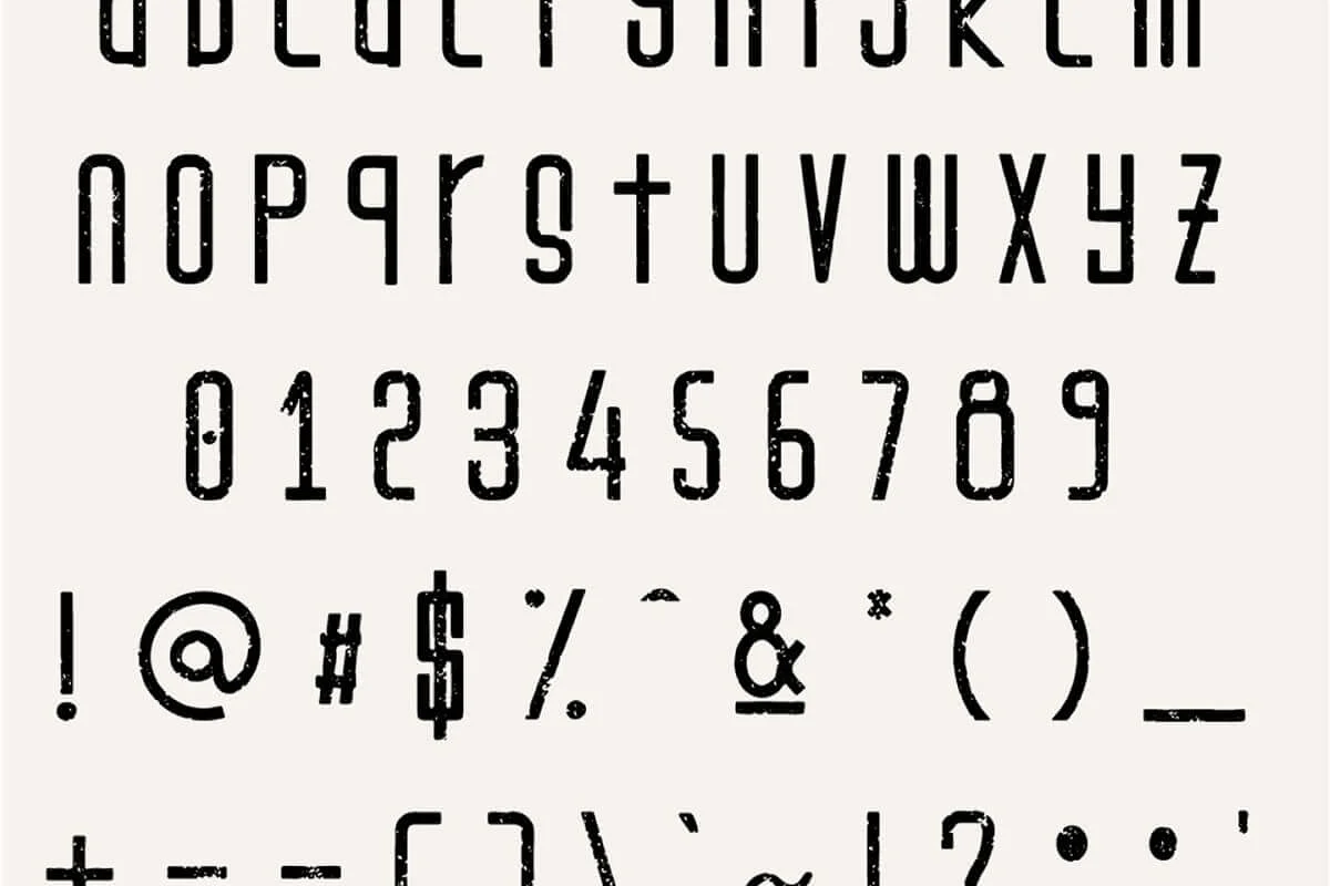 Marisole Condensed Sans Serif Font Preview 2