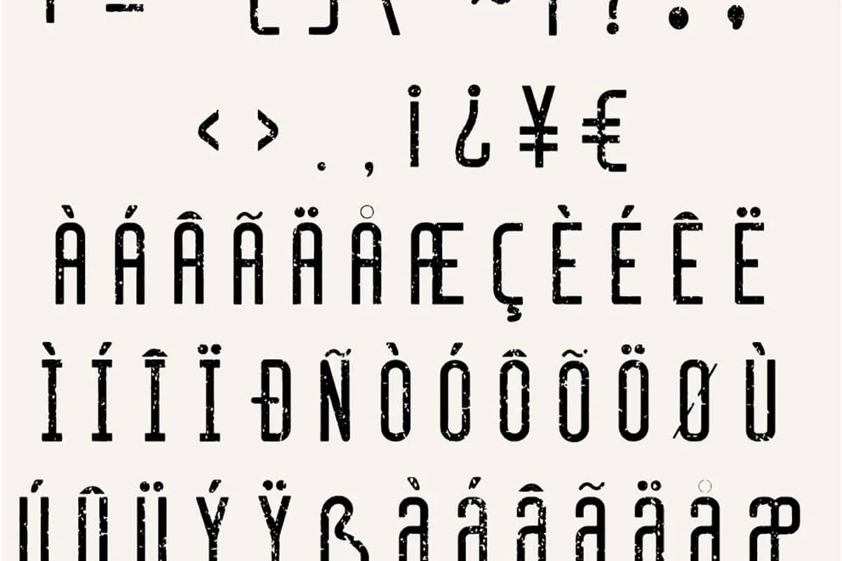 Marisole Condensed Sans Serif Font Preview 3