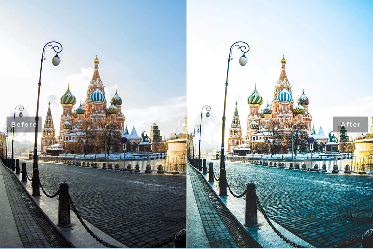 Moscow Travel Lightroom Presets Preview 1