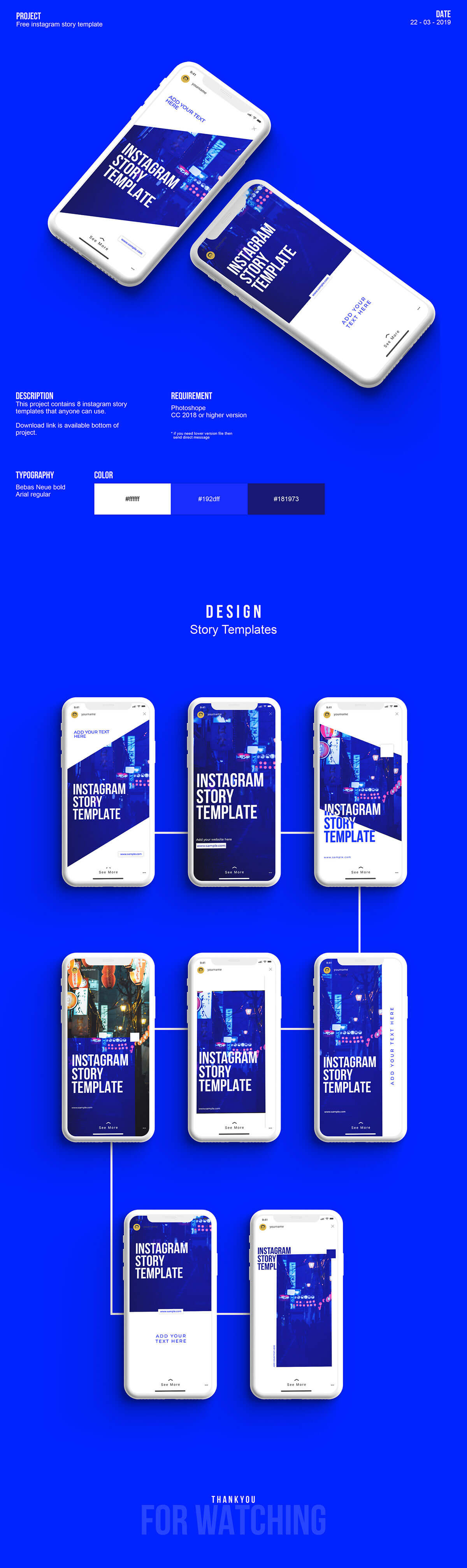 8 Free Instagram Story Templates