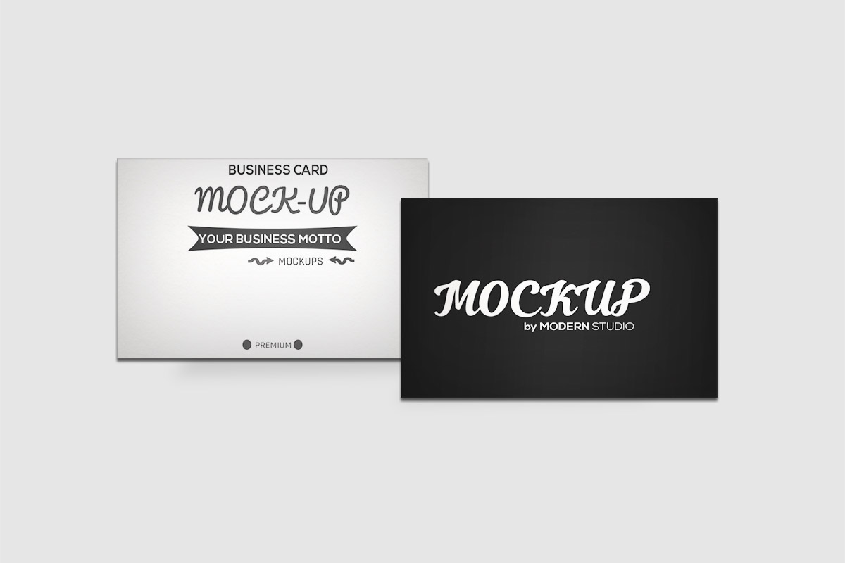 Free Business Card Mockup Pack