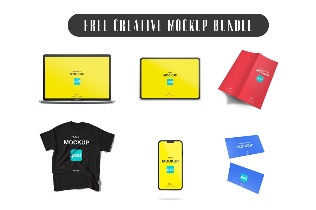Free Creative Mockup Bundle