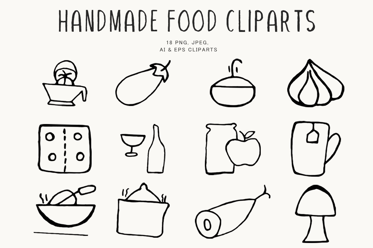 Free Handmade Food Clipart