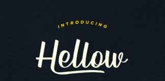 Free Hellow Calligraphy Font