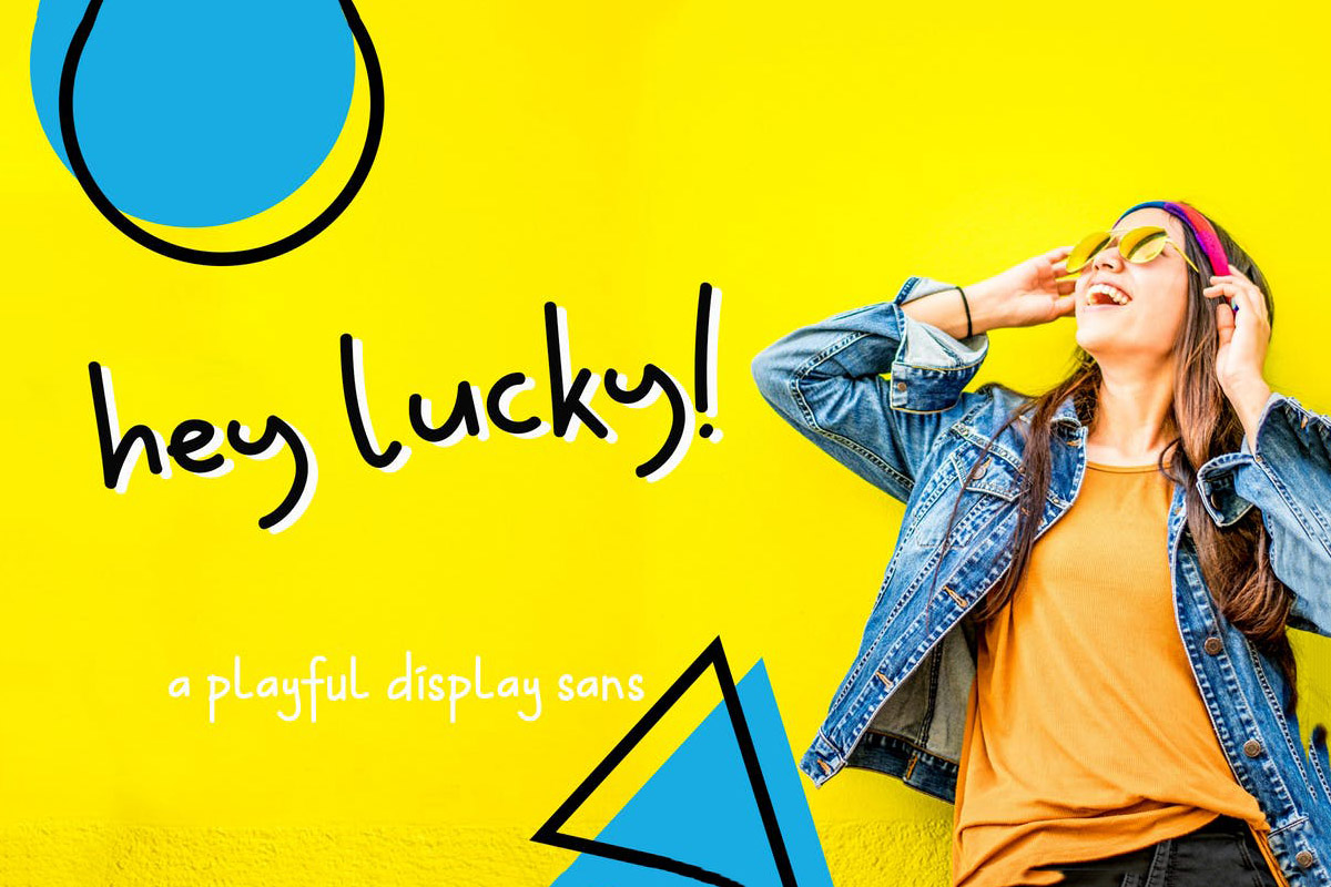 Free Hey Lucky Display Font