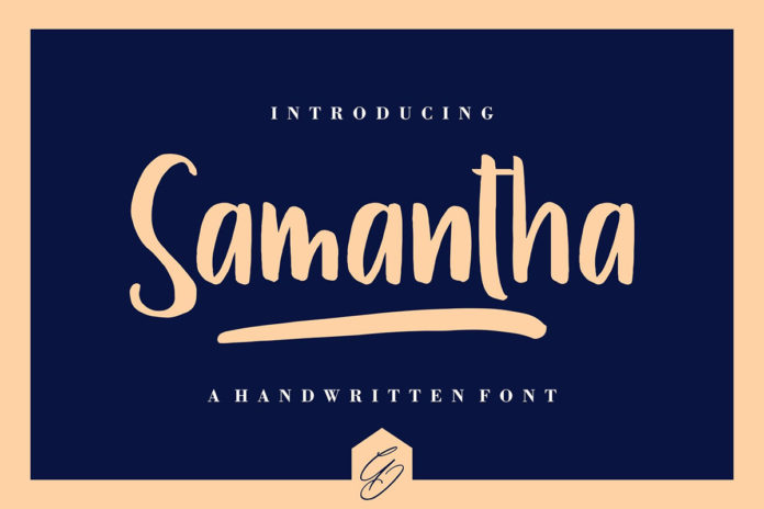 Free Samantha Display Font