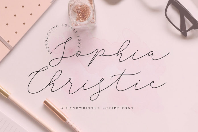 Free Sophia Christie Script Font