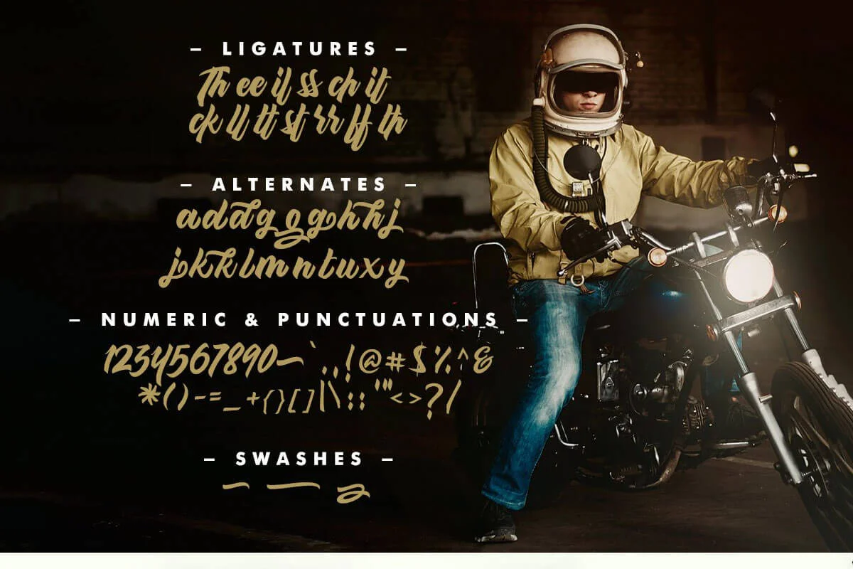 Maghody Script Font Preview 4