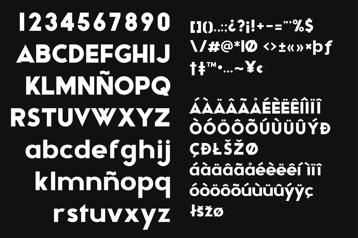 Adca Sans Serif Font Preview 1