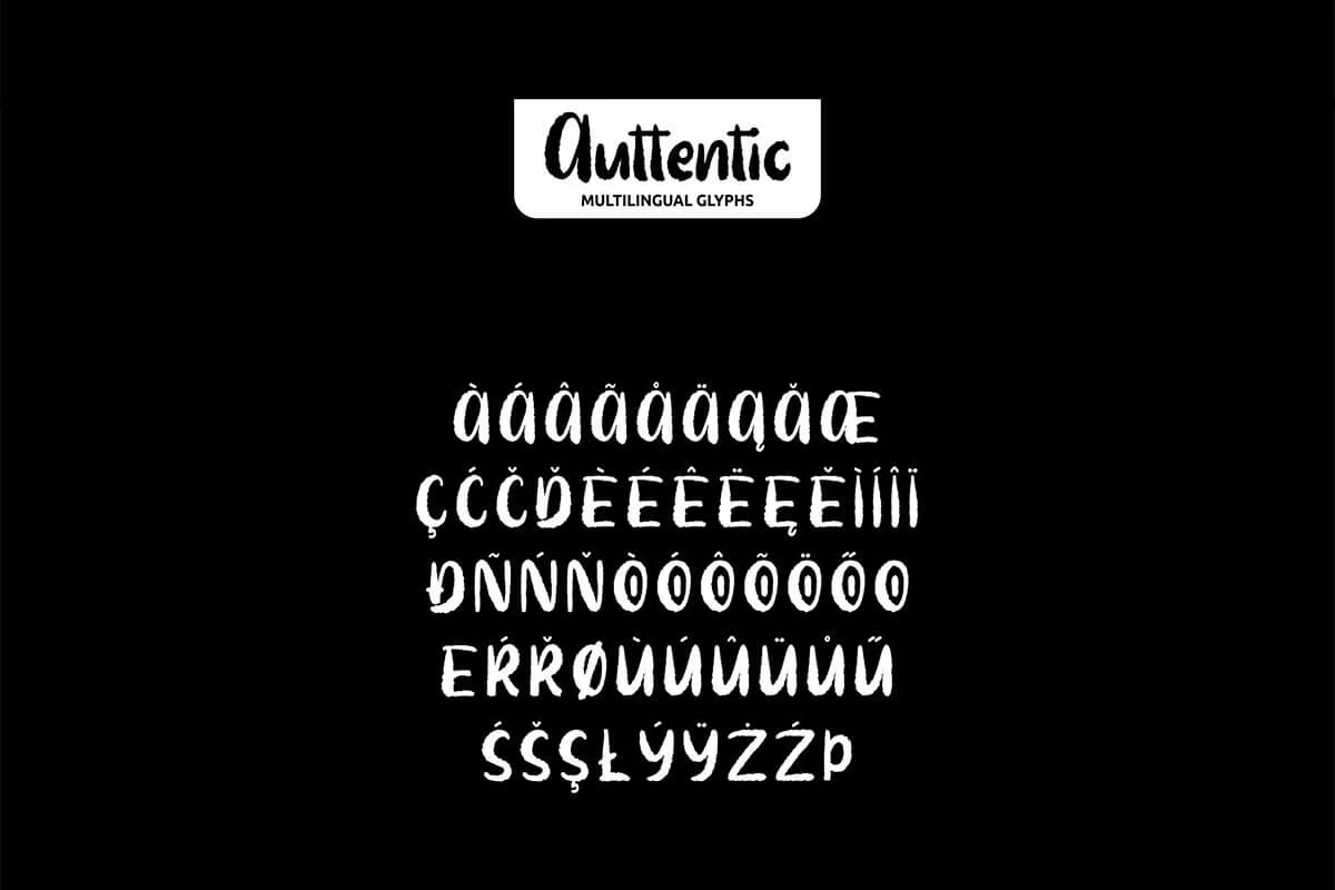 Auttentic Display Font Preview 3