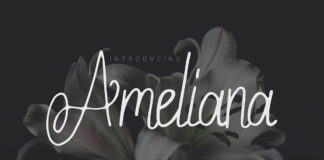 Free Ameliana Handwritten Font