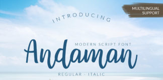 Free Andaman Script Font Family