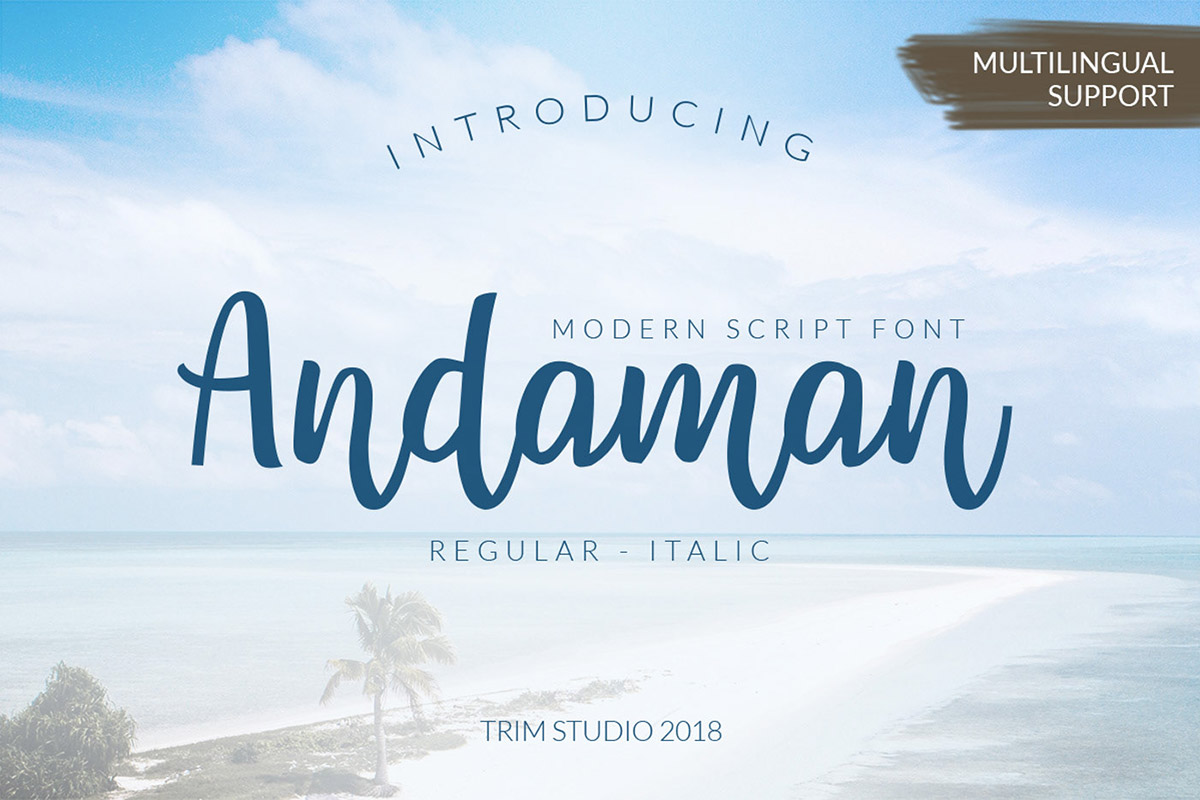 Free Andaman Script Font Family