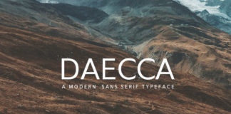 Free Daecca Sans Serif Typeface