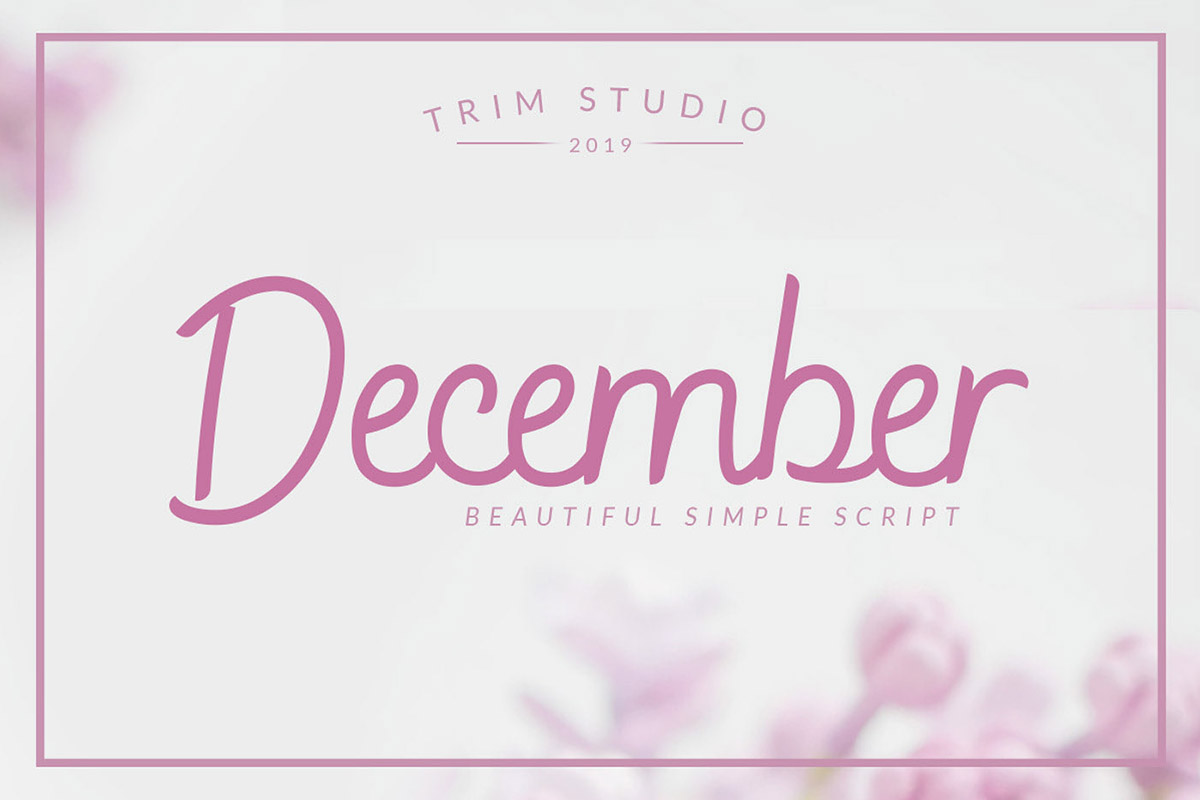 Free December Beauty Script Font