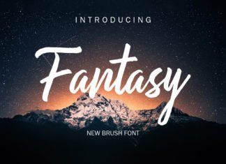 Free Fantasy Brush Font