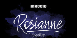 Free Rosianne Handwritten Font