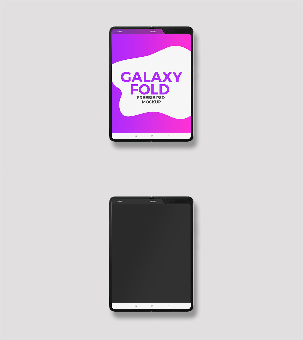 Free Samsung Galaxy Fold Mockup