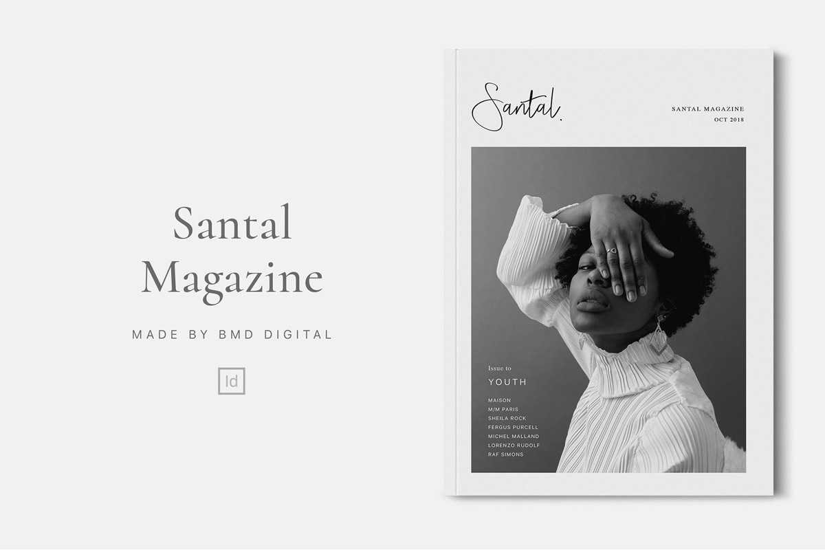 Free Santal Magazine Editorial Template