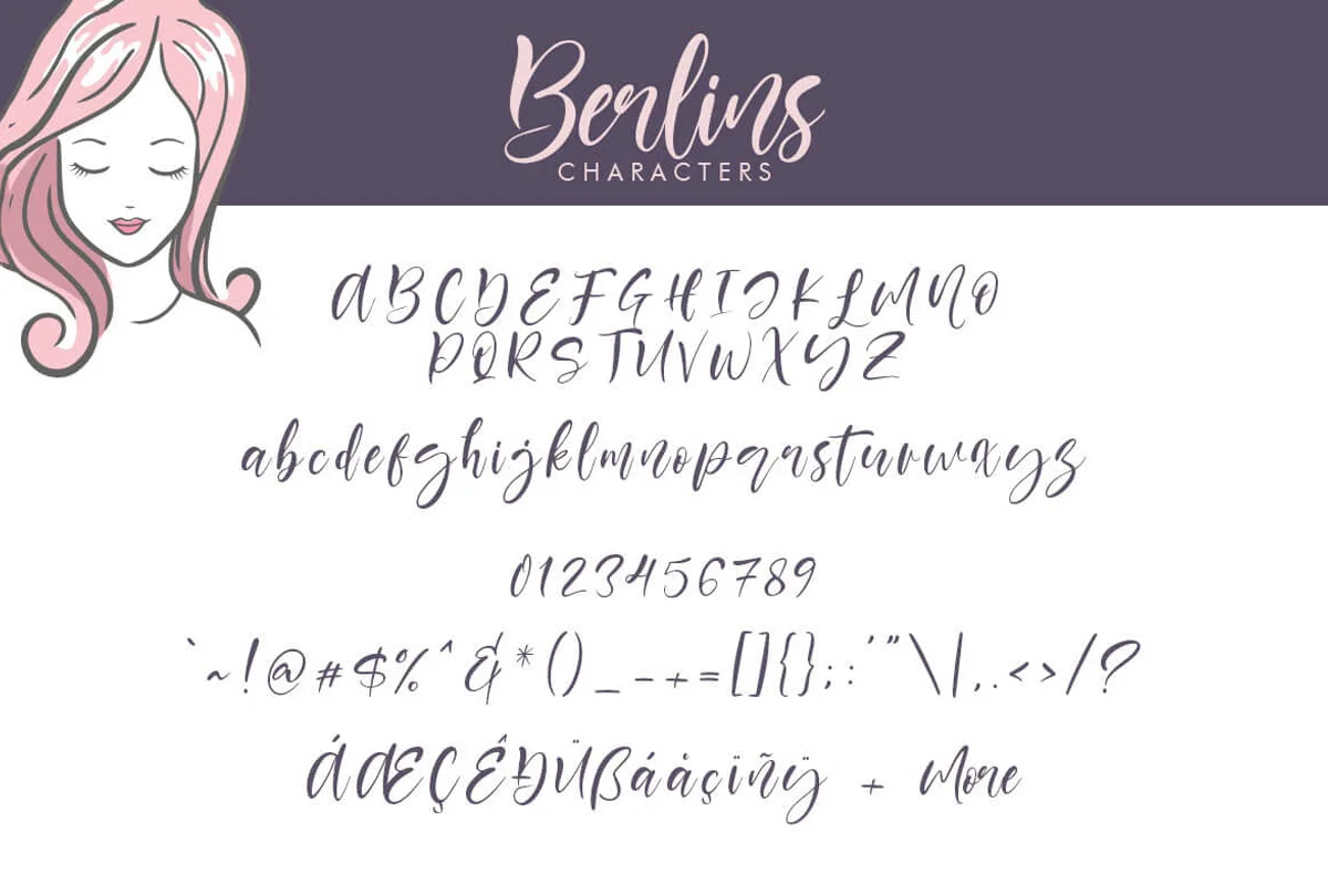 Berlins Script Font Preview 4