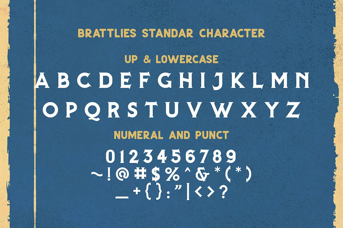 Brattlies Sans Serif Font Preview 2