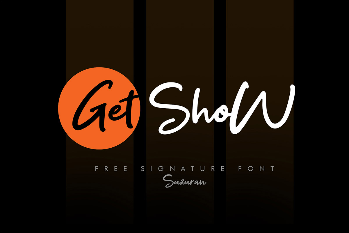 Free Get Show Script Font