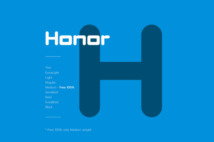 Free Honor Display Font