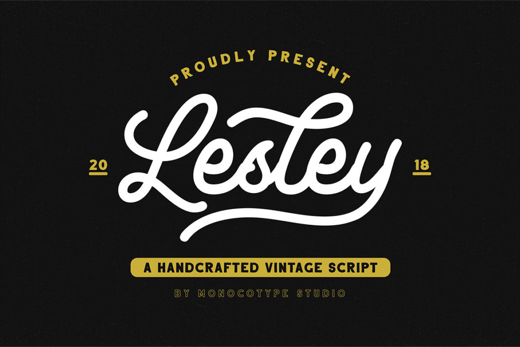 Lesley Monoline Script Font Free Download Creativetacos