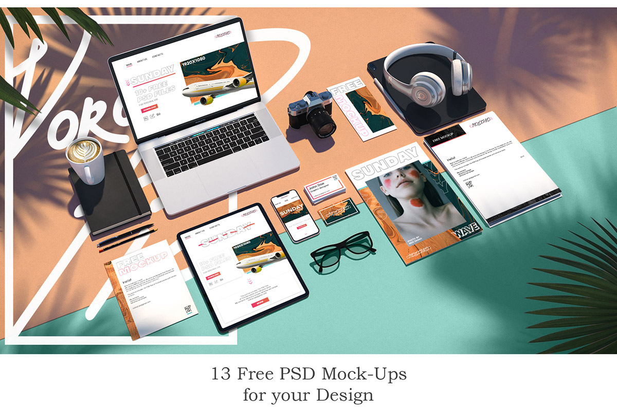 Free Scenes Mockups Collection